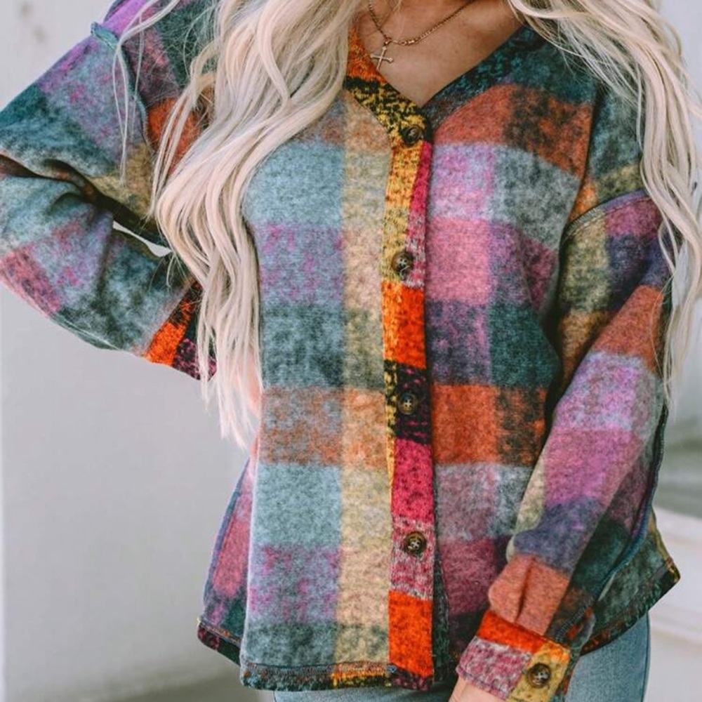 Plaid Shirt Jacket
